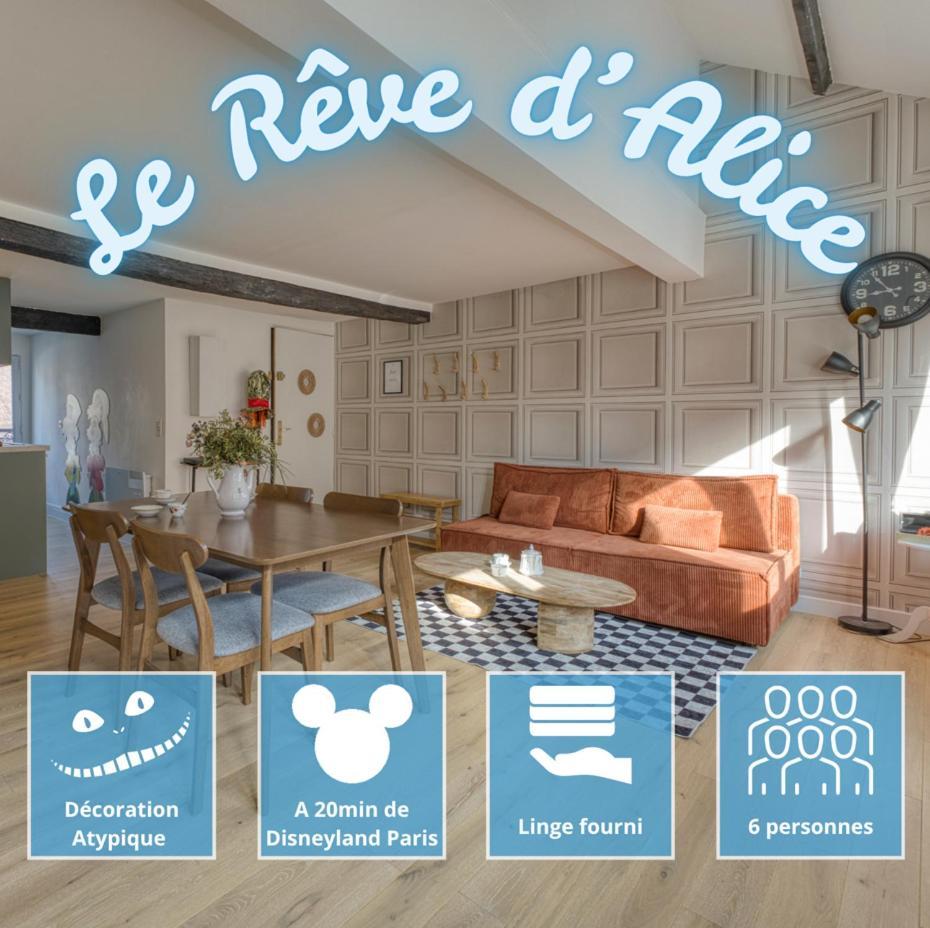 Le Reve D'Alice Appartement Meaux Buitenkant foto